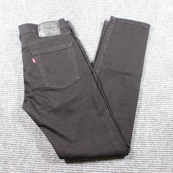 Levi’s 510 Skinny Jeans Men’s 28x32 Black Stretch Denim - Picture 1 of 9